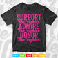Fight Like a Girl Supporting Admiring Honoring Svg Png Cricut Files.