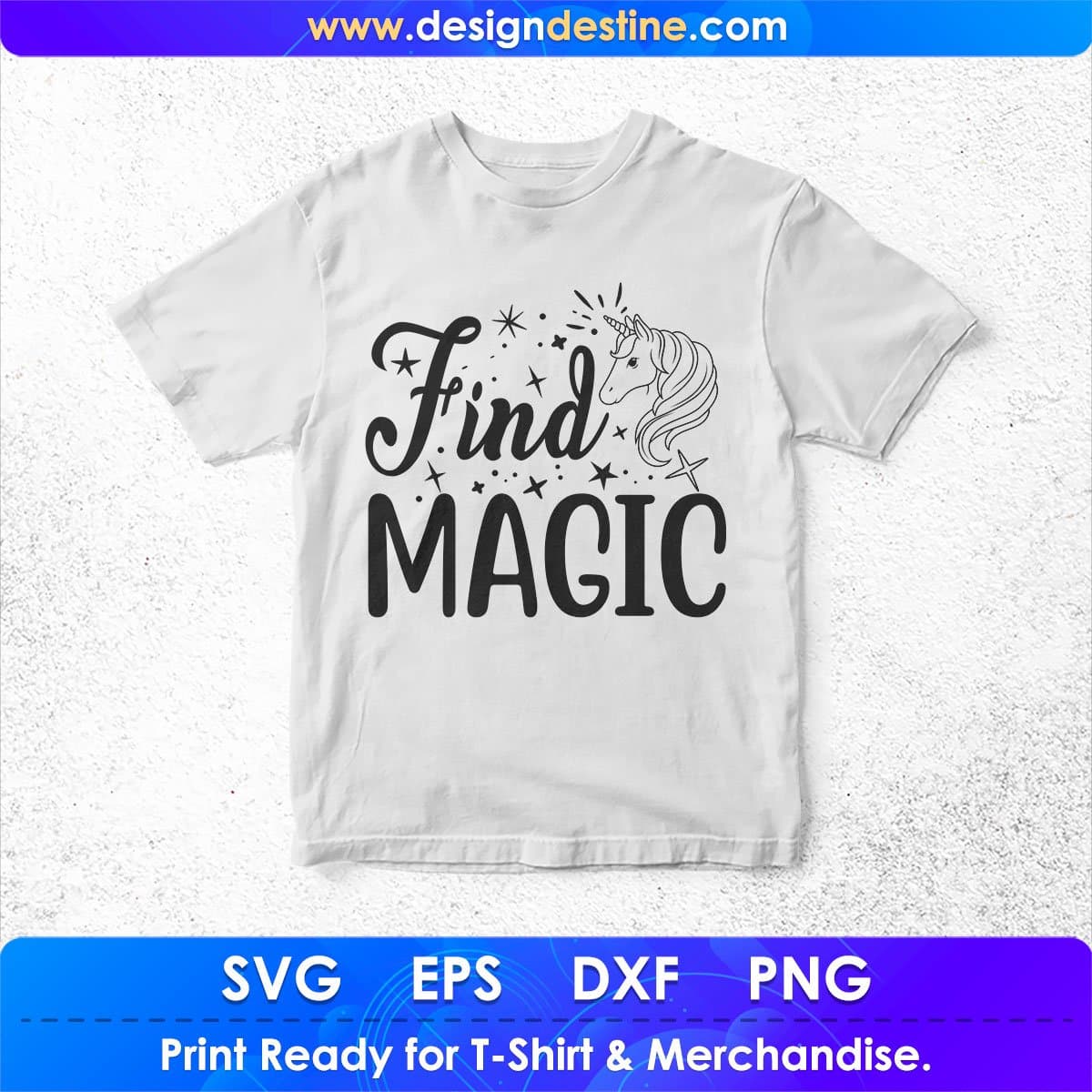 Find Magic Unicorn Animal T shirt Design In Svg Png Cutting Printable Files