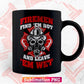 Firefighter Firemen Find Em Hot Leave Wet Funny Gift Vector T Shirt Design in Png Sublimation File