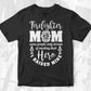 Firefighter Mom Some People Only Dream of Meeting Their Hero Editable T shirt Design In Ai Png Svg Files