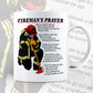 Firefighter Prayer American Fire Department Patriotic Eagle Vector T shirt Design in Svg Png Files