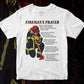 Firefighter Prayer American Fire Department Patriotic Eagle Vector T shirt Design in Svg Png Files