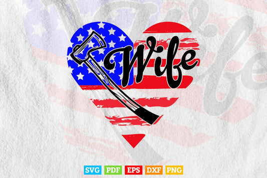 Firefighter Wife Fireman's Wife women's thin Red line Svg Png Cut Files.