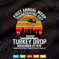 First Annual Thanksgiving Day Turkey Drop 22nd November Svg Png Cut Files.