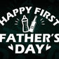 First Fathers Day Beer and Bottle Baby Kids Editable Vector T-shirt Design in Ai Png Svg Files