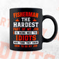 Fisherman The Hardest Part Of My Job Is Being Nice To Idiots Editable Vector T shirt Designs In Svg Png Printable Files