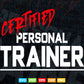 Fitness Instructor Health Fitness Coach Personal Trainer Svg Png Cut Files.