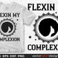 Flexin My Complexion Afro Editable T shirt Design Svg Cutting Printable Files