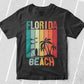 Florida Beach Vintage Summer Vibes T shirt Design Svg File