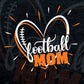 Football Mom Editable Vector T-shirt Design in Ai Png Svg Cutting Printable Files
