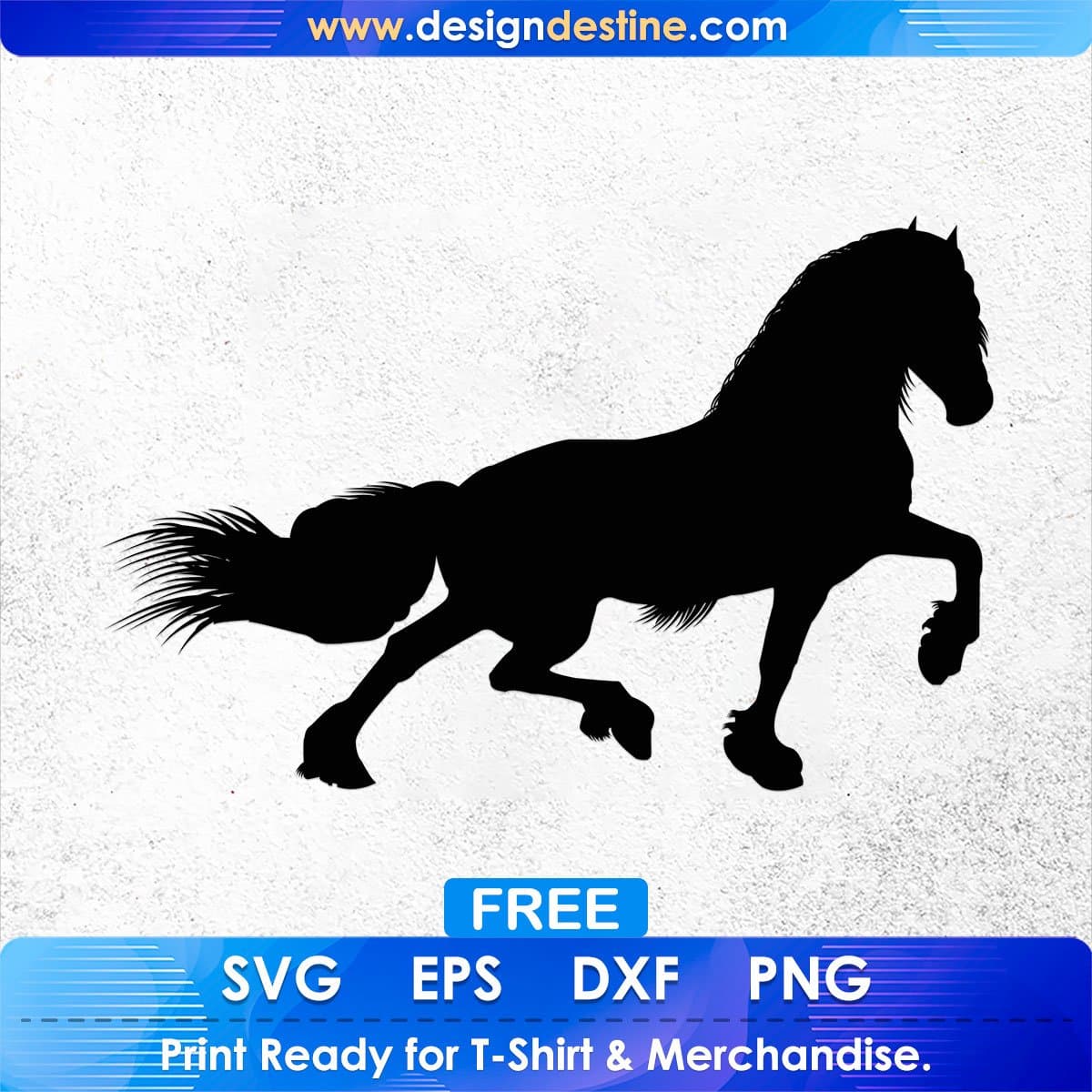 Free Clydesdale Running Horse T shirt Design In Png Svg Cutting Printable Files