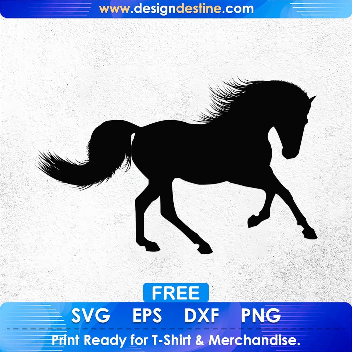 Free Crazy Horse Vector Silhouette T shirt Design In Png Svg Cutting Printable Files