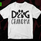 Free Dog Grandma T shirt Design In Svg Png Cutting Printable Files