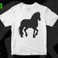 Free Floral Horse T shirt Design In Png Svg Cutting Printable Files