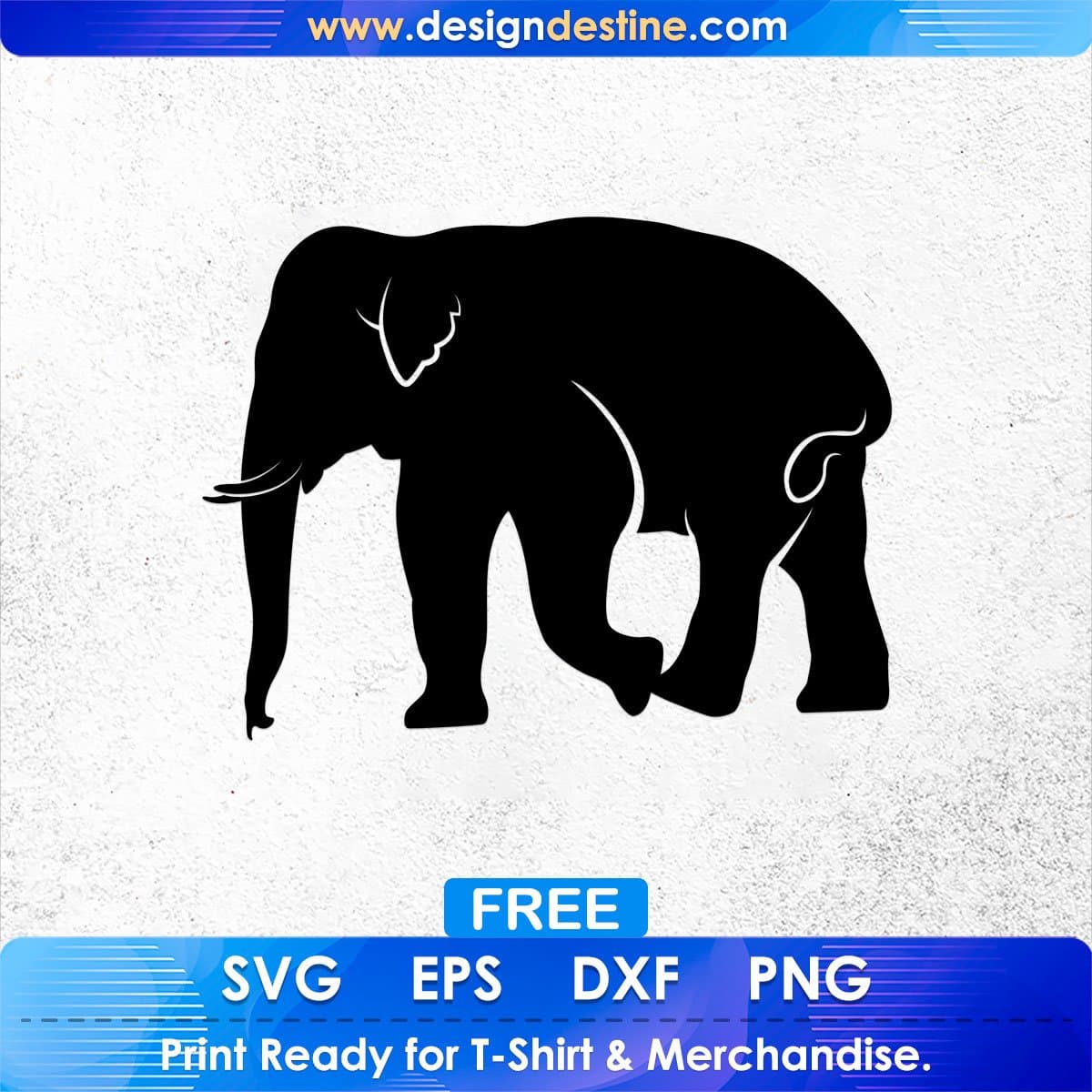 Free Hungary Elephant Silhouette Vector T shirt Design In Png Svg Printable Files