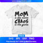 Free Mom Is The Name Chaos Is The Game T shirt Design In Svg Png Cutting Printable Files