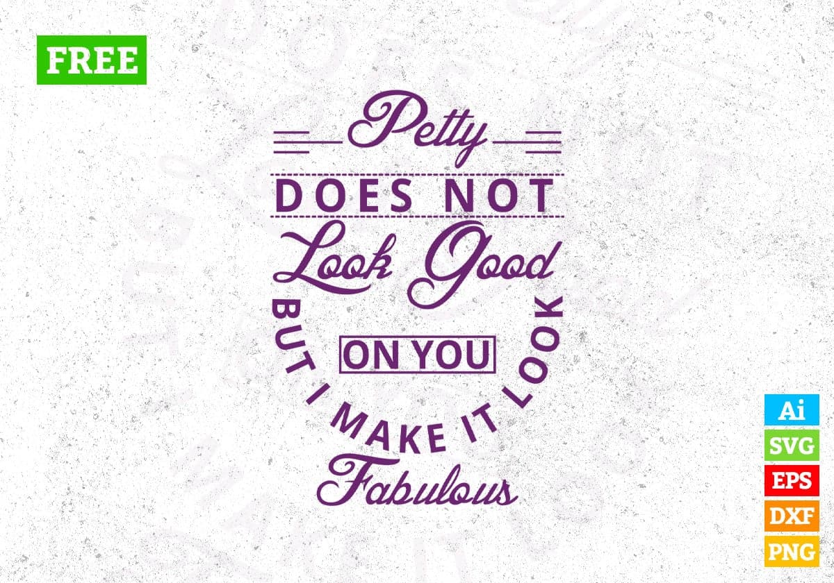 Free Petty Does Not Look Good Christmas Vector T-shirt Design in Ai Svg Png Files