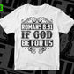 Free Romans 8:31 If God Be For Us Christmas Vector T-shirt Design in Ai Svg Png Files