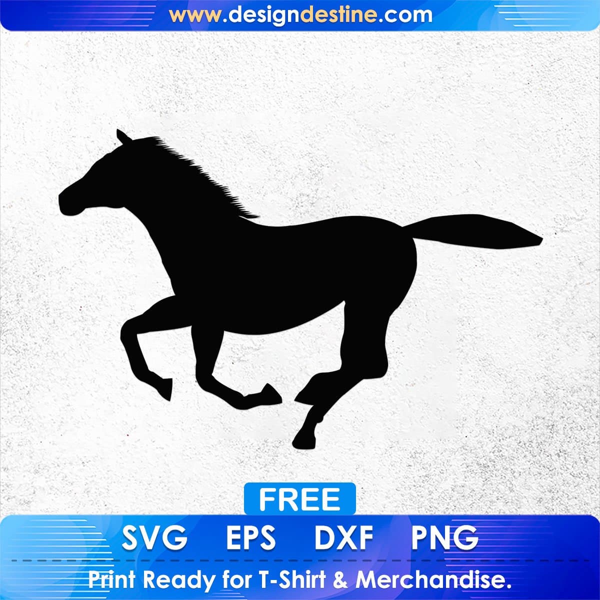 Free Running Baby Horse Silhouette Vector T shirt Design In Png Svg Cutting Printable Files