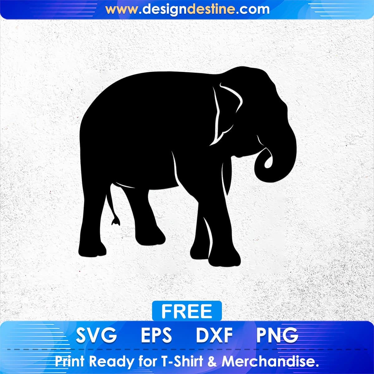 Free Running Yeung Elephant Silhouette Vector T shirt Design In Png Svg Printable Files