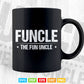 Funcle The Fun Uncle Gifts Svg Png Cut Files.