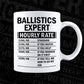 Funny Ballistics Hourly Rate Editable Vector T-shirt Design in Ai Svg Files