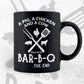 Funny BBQ Design for Fans of Smoking Grilling and Barbecue The End Editable Vector T shirt Design in Ai Png Svg Files.