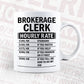 Funny Brokerage Clerk Hourly Rate Editable Vector T-shirt Design in Ai Svg Files