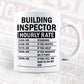 Funny Building Inspector Hourly Rate Editable Vector T-shirt Design in Ai Svg Files