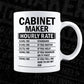 Funny Cabinet Maker Hourly Rate Editable Vector T-shirt Design in Ai Svg Files