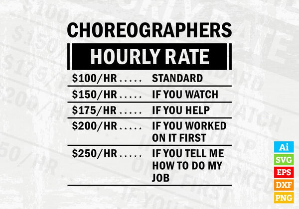 products/funny-choreographer-hourly-rate-editable-vector-t-shirt-design-in-ai-svg-files-661.jpg