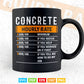 Funny Concrete Gifts Hourly Rate Vector T shirt Design Png Svg Cut Files