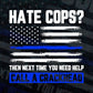Funny Cop Saying Thin Blue Line American Flag Police Officer 4th July Gift Editable Vector T shirt Design in Ai Png Svg Files.