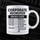 Funny Corporate Recruiter Hourly Rate Editable Vector T-shirt Design in Ai Svg Files