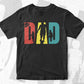 Funny Dad Daddy Father's Day Gift Vector T shirt Design in Ai Png Svg Files