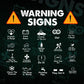 Funny Driving Warning Signs Editable Vector T-shirt Design in Ai Png Svg Files