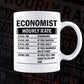 Funny Economist Hourly Rate Editable Vector T-shirt Design in Ai Svg Files
