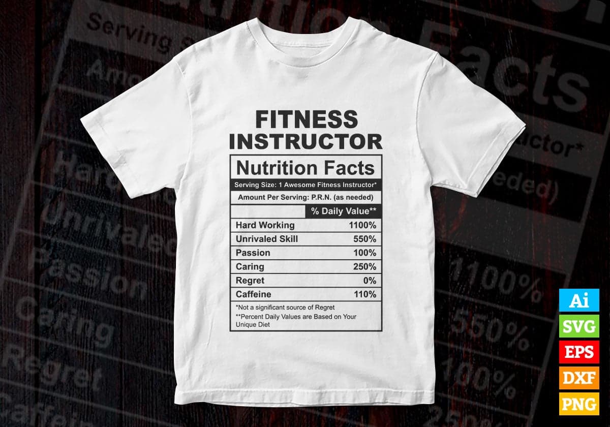 Funny Fitness Instructor Hourly Rate Vector T-shirt Design Svg Files –  Vectortshirtdesigns