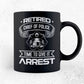 Funny Law Enforcement Retirement Gift For A Chief Of Police Editable Vector T shirt Design in Ai Png Svg Files.