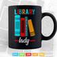 Funny Library Lady Librarian Library Assistant Svg Png Cut Files.