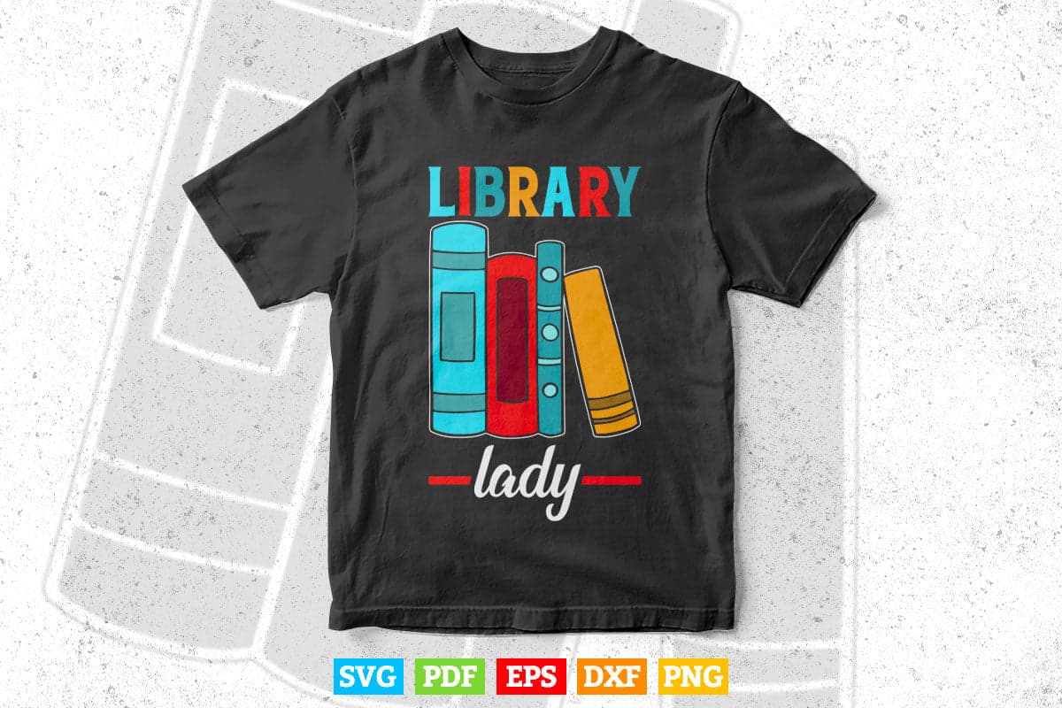 Funny Library Lady Librarian Library Assistant Svg Png Cut Files.