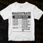 Funny Magistrate Hourly Rate Editable Vector T-shirt Design in Ai Svg Files