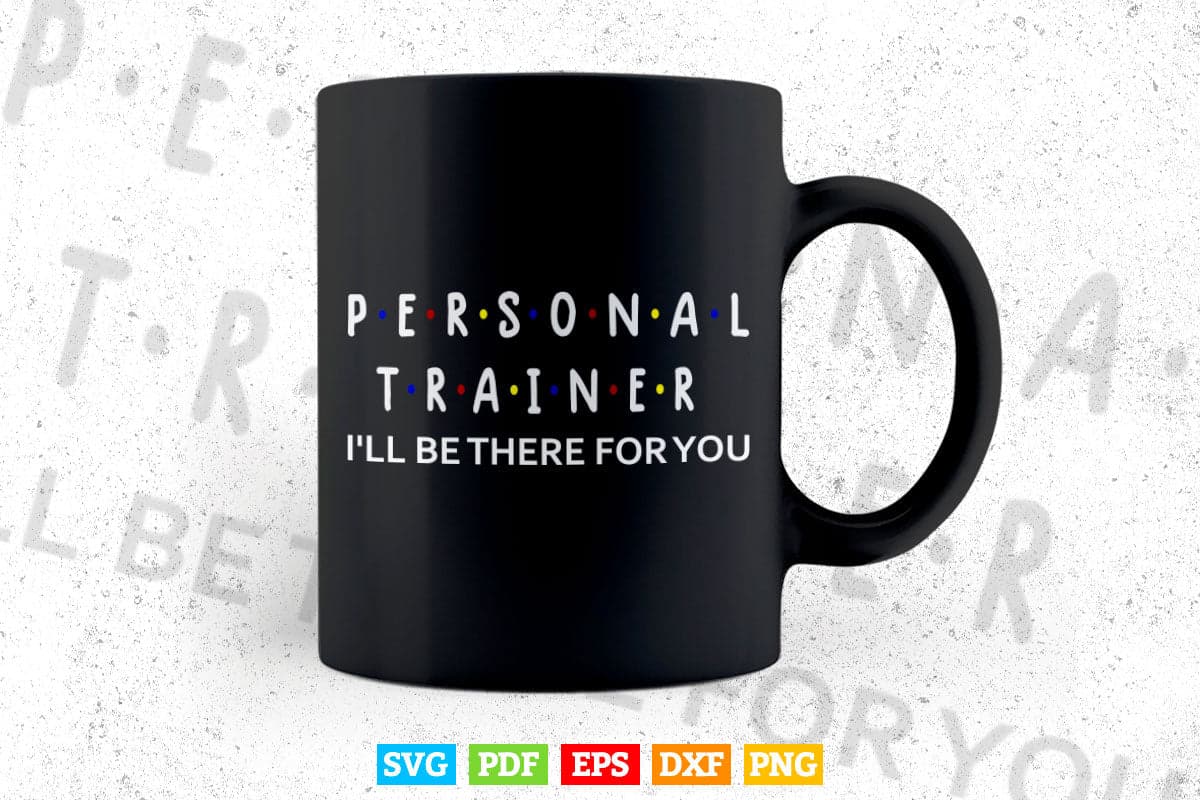 Funny Personal Gym Fitness Trainer Gift Svg T shirt Design.