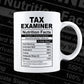 Funny Tax Examiner Nutrition Facts Editable Vector T-shirt Design in Ai Svg Png Files