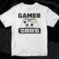 Gamer Zone Video Game T shirt Design In Svg Png Cutting Printable Files
