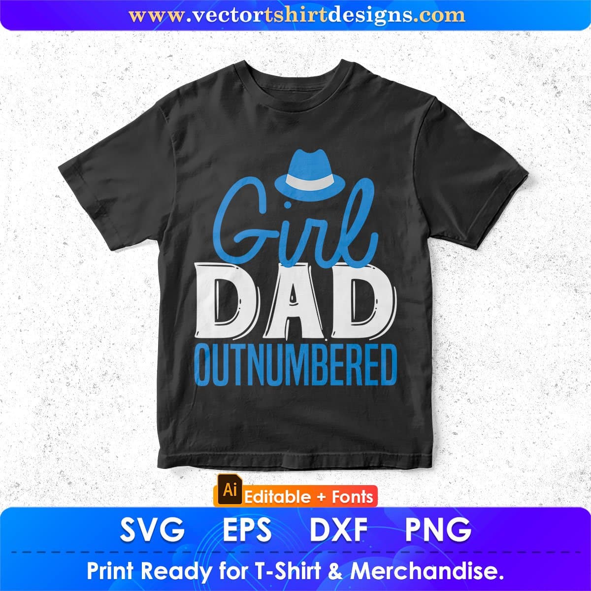 Dad of girls svg, Outnumbered svg, girl dad svg, daddy svg