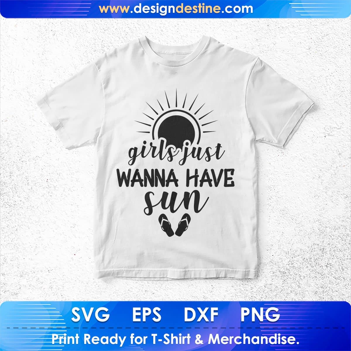 Girl Just Wanna Have Sun Summer Beach T shirt Design In Png Svg Cutting Printable Files