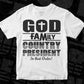 God Family Country President In The Order Quotes T shirt Design In Png Svg Printable Files