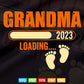 Grandma 2023 Loading Bar With Heart Svg Png Dxf Cutting Files.