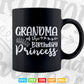 Grandma Of The Birthday Princess Matching Family Svg Png Cutting Files.